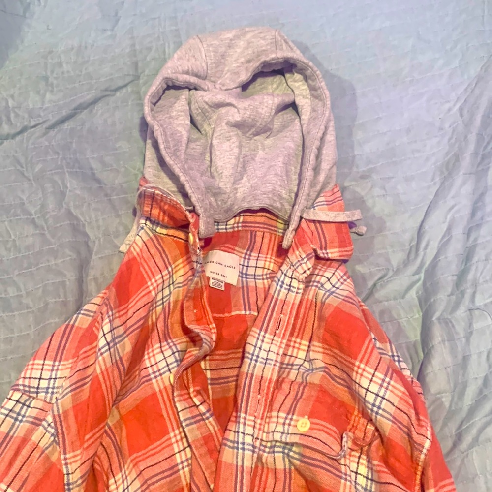 American Eagle Flannel Button up